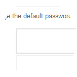 Type the current admin password in the Current password field.
