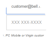 Optionally, you can also enter your mobile number to receive a text message.
