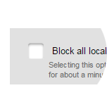 Select Block all local network activity to temporarily disable network activity that could impact the results.