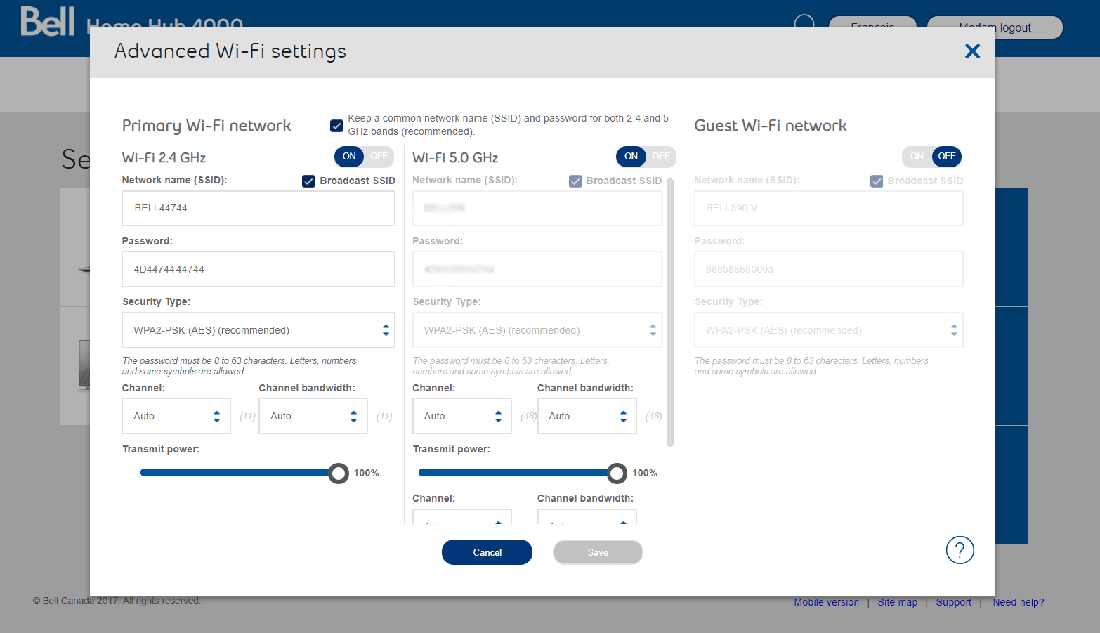 Click on Fibe Internet.