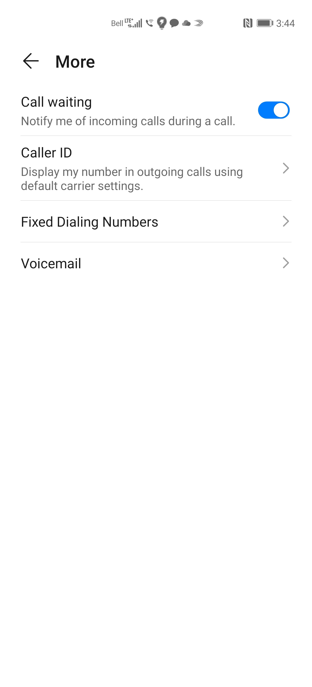 How to display or hide my caller ID on my Huawei smartphone