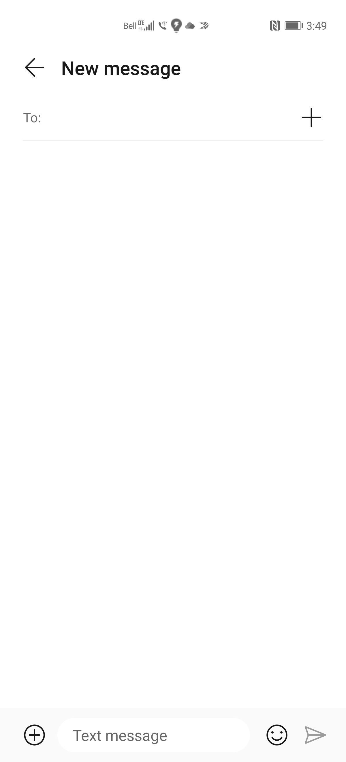 Enter the recipientʼs name to select someone from your contacts list. Or, enter the recipientʼs mobile phone number.