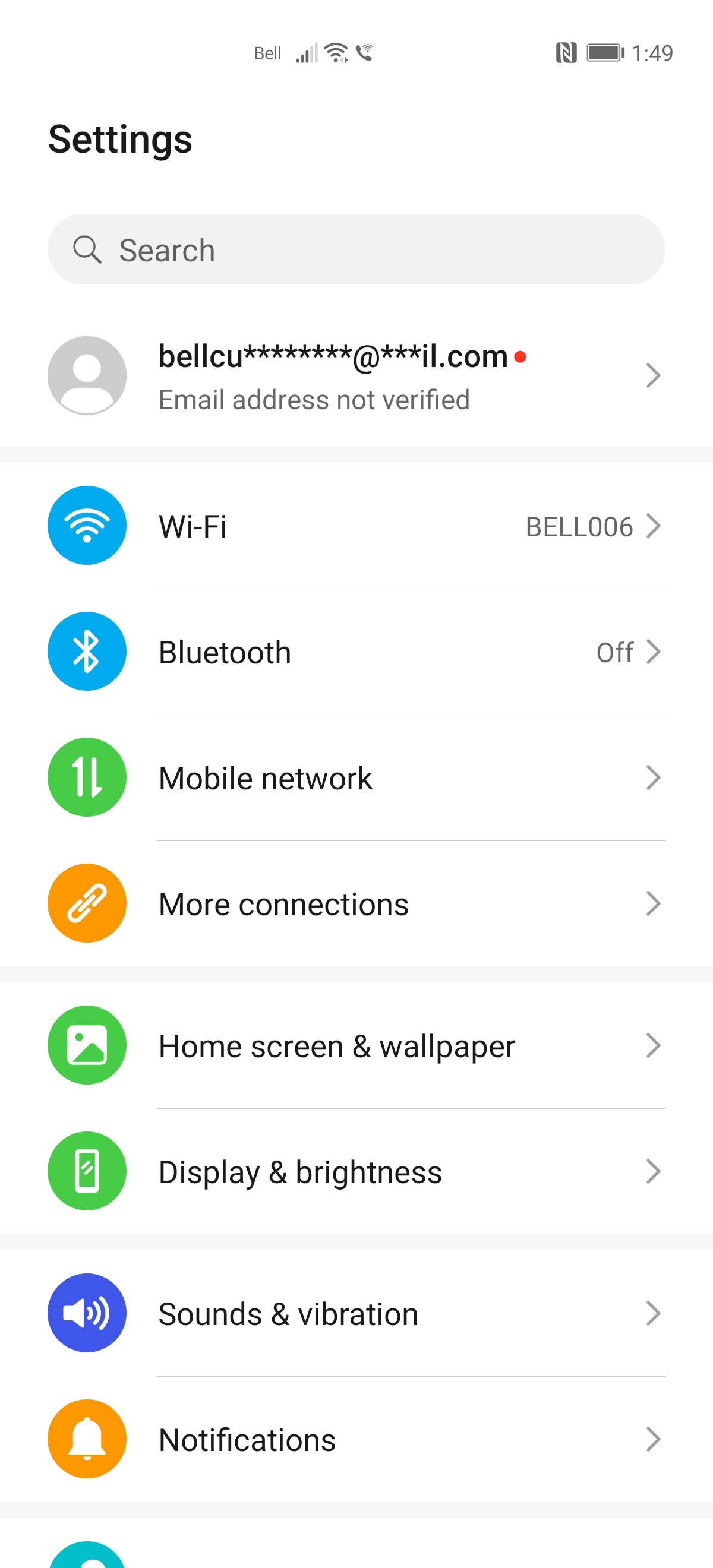 Touch Mobile network.