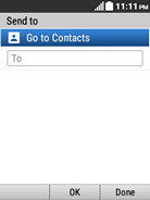 Select Go to contacts.
