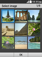 Select the picture to send.