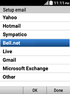 Select Bell.net (or for Sympatico users, select Sympatico).