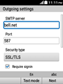 Enter smpthm.sympatico.ca as the SMTP server.