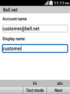Enter a display name and select Next.
