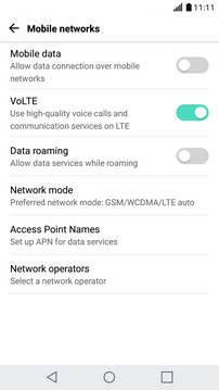 How to turn data roaming and data services on/off on my LG Stylo 3 Plus