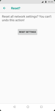 Touch RESET SETTINGS.