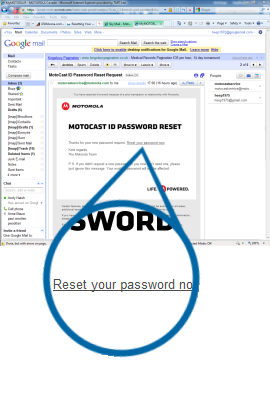How To Reset Your Motoblur Password