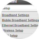 Click Mobile Broadband Settings.