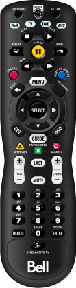 On your Bell Fibe TV Nova remote, press and hold SET UP until a mode key (e.g., TV) blinks twice.