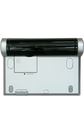 Battery door — Remove to access the battery and SIM card slot.