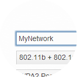 Enter the new network name in the Wi-Fi network name (SSID) field.