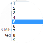 Select the maximum number of Wi-Fi connections from the Maximum Wi-Fi connected devices drop-down menu.
