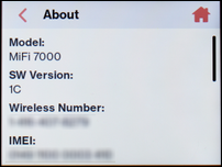 The IMEI number will be displayed.