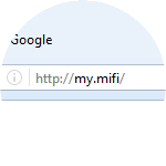 On your computer, connect to the Novatel Wireless MiFi 7000 via Wi-Fi, and then go to http://my.mifi using a web browser.