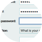 In the Confirm new password field, re-enter your desired password.