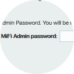 Click MiFi Admin Password.