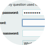 In the Enter new password field, enter your desired password.