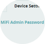 Select MiFi Admin Password.