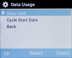 Scroll to and select Cycle Start Date.