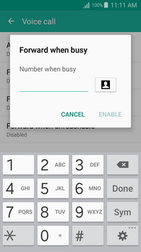call forwarding in samsung a50