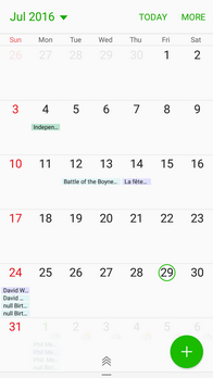 samsung calendar vs acalendar