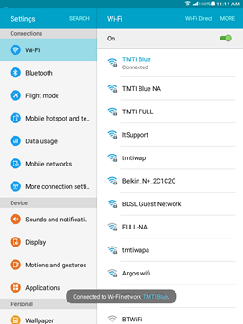 How to connect to Wi-Fi on my Samsung Galaxy Tablet