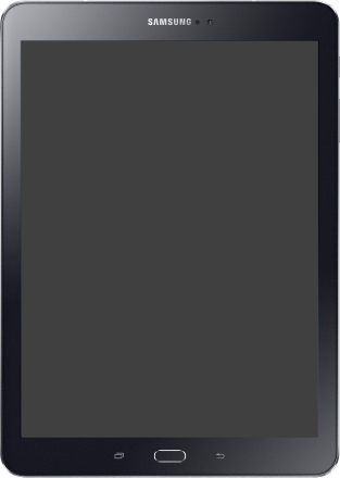 my samsung tablet screen is black