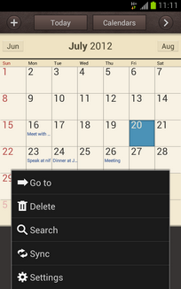 samsung calendar vs acalendar
