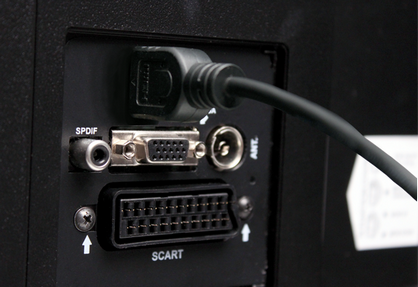 Connect the other end of the HDMI cable to the HDMI port on your TV.Note: If your TV has multiple HDMI ports, make sure that you use one that supports 4K resolution. These may be labelled "4K" or "HDCP 2.2". If you are unsure, please refer to your TV