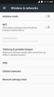 Touch Tethering & portable hotspot.