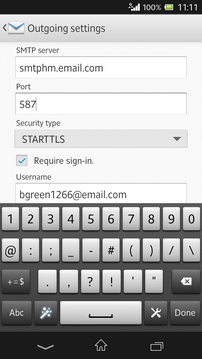 How To Change The Email Settings On My Sony Xperia Z