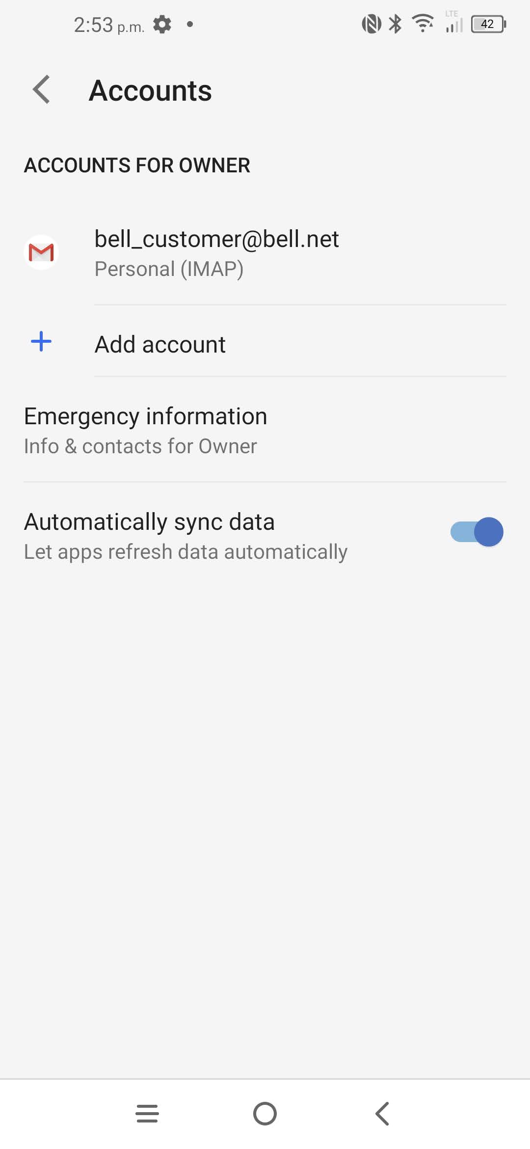 If the email account details are automatically recognized, the account will be added.Otherwise, follow the steps below to set up the account manually.