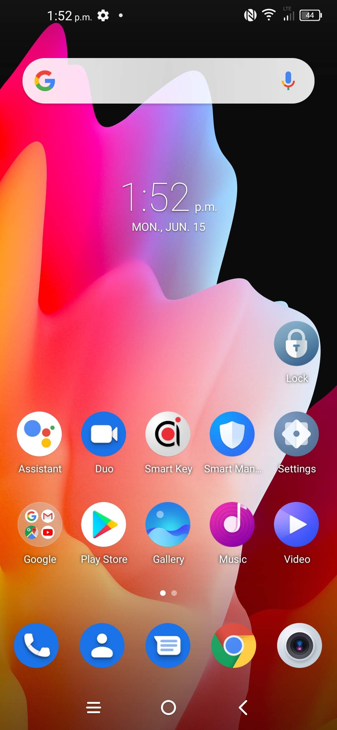 Touch Settings.