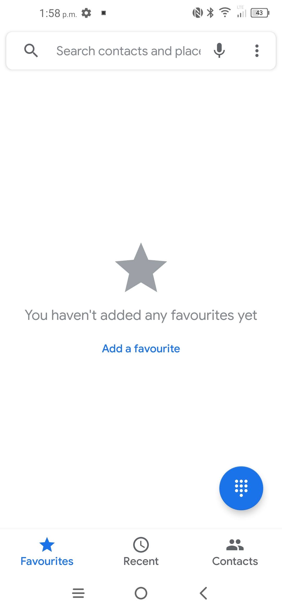 Touch the Menu icon.