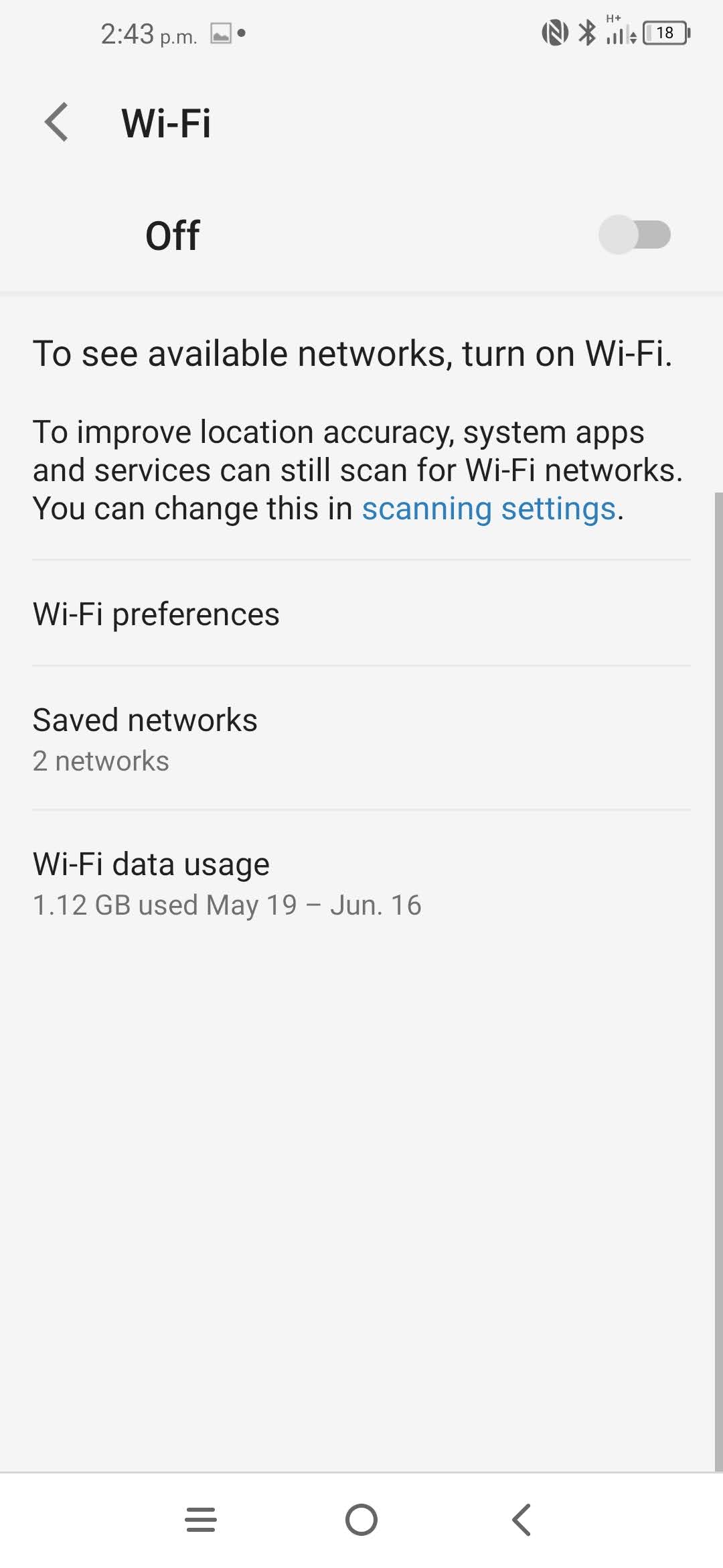 Touch Network & internet.