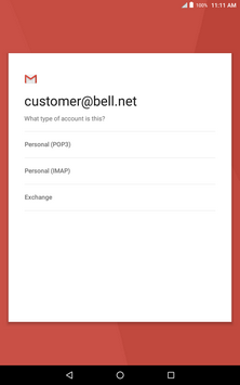 Touch Personal (IMAP).