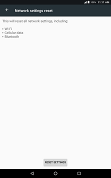 Touch RESET SETTINGS.