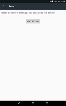 Touch RESET SETTINGS.