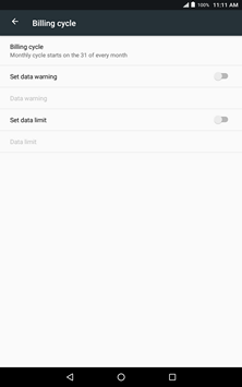 Touch Billing cycle.
