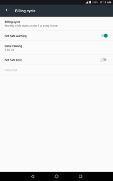 Touch Set data limit.