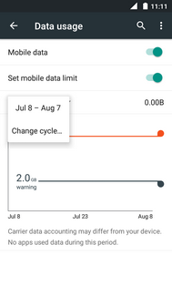 Touch Change cycle…