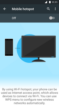 Touch the Menu icon.