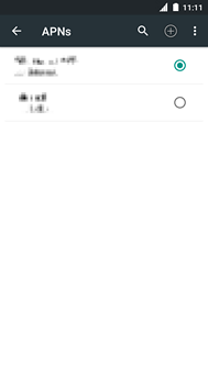 Touch the Menu icon.