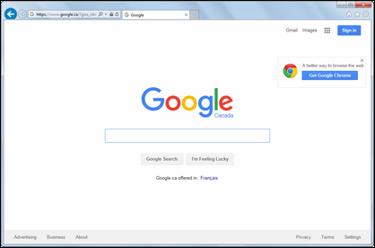 On your computer, connect to the Internet via the Turbo Hub and open a web browser.