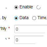 Enter the data limit amount.