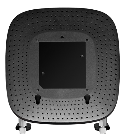 Gently slide open the bottom panel to reveal the battery compartment.